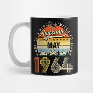 Awesome Since May 1964 Vintage 59th Birthday Mug